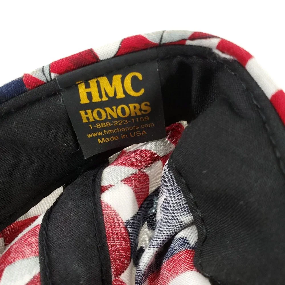 HMC HONORS Men Hat US Flag Vietnam Veteran